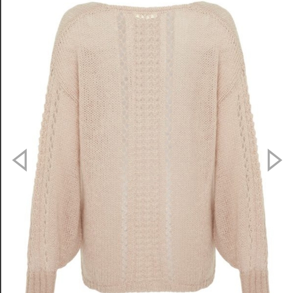 NWOT Spell V Neck Mohair Jumper - Picture 4 of 6